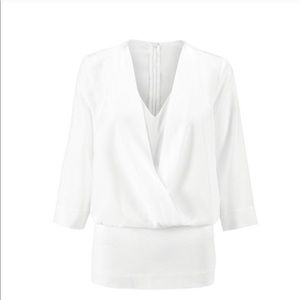 Cabi White Indulgence Blouse